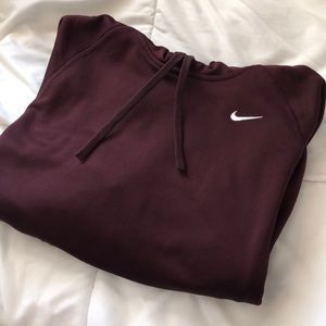 Maroon Nike hoodie